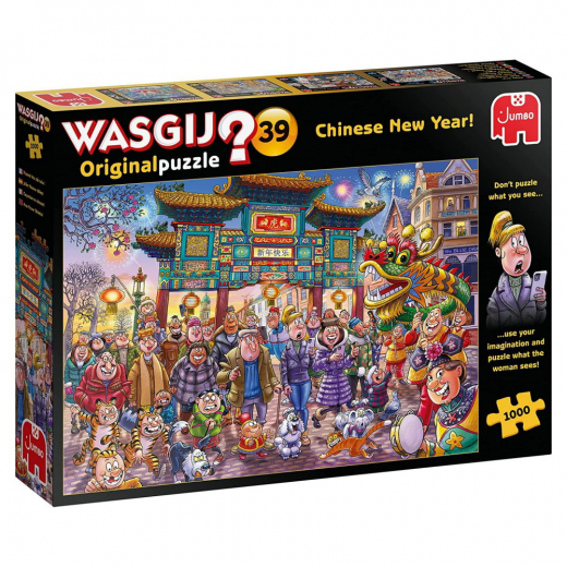 Wasgij? Original #39 - Chinese New Year! 1000 Bitar i gruppen PUSSEL / 1000 bitar hos Spelexperten (22-25011)