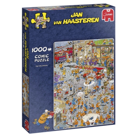 Jan Van Haasteren pussel - The Fire Station 1000 Bitar i gruppen  hos Spelexperten (22-81453H)