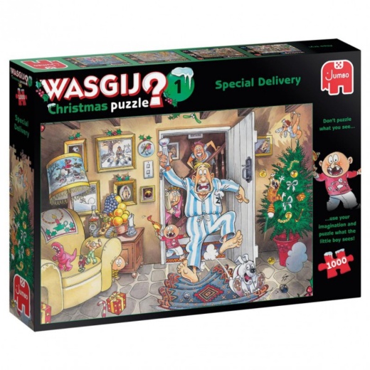 Wasgij? Christmas #1: Special Delivery 1000 bitar i gruppen PUSSEL / Wasgij hos Spelexperten (22-81907)