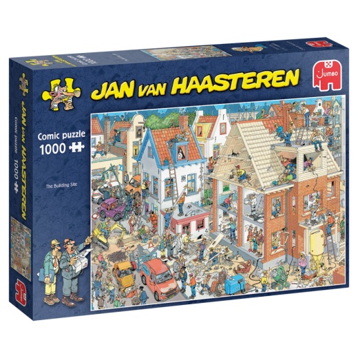 Jan van Haasteren Pussel: The Building Site 1000 bitar i gruppen  hos Spelexperten (22-81911)