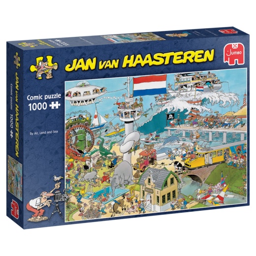 Jan van Haasteren Pussel: By Land, Air and Sea 1000 bitar i gruppen  hos Spelexperten (22-81912)