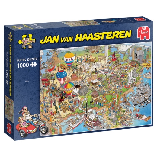 Jan van Haasteren Pussel: USA 1000 bitar i gruppen  hos Spelexperten (22-81920)