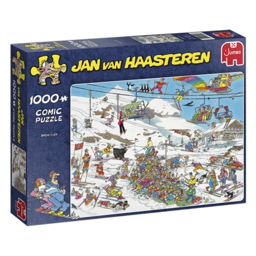 Jan Van Haasteren Pussel - Break A Leg 1000 Bitar i gruppen  hos Spelexperten (22-81973)