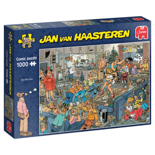 Jan van Haasteren Pussel: New Year Party 1000 Bitar i gruppen  hos Spelexperten (22-82039)
