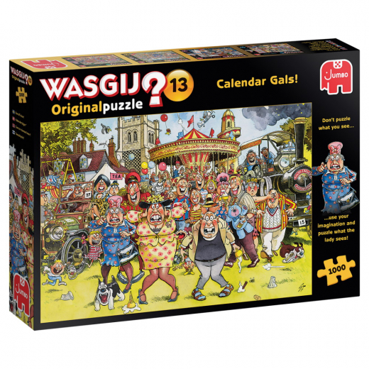 Wasgij? Original #13 - Calendar Gals! 1000 Bitar i gruppen  hos Spelexperten (22-82045)