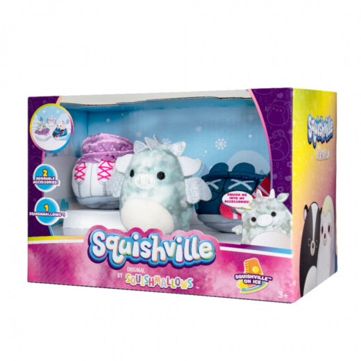 Squishville - Tillbehörset Squishville on Ice i gruppen LEKSAKER / Gosedjur / Squishmallows hos Spelexperten (2210057-318)