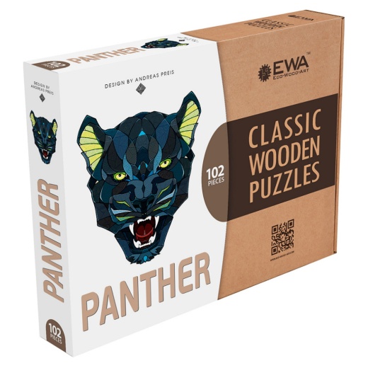 Eco-Wood-Art Pussel: Panter 102 Bitar i gruppen  hos Spelexperten (23001171)