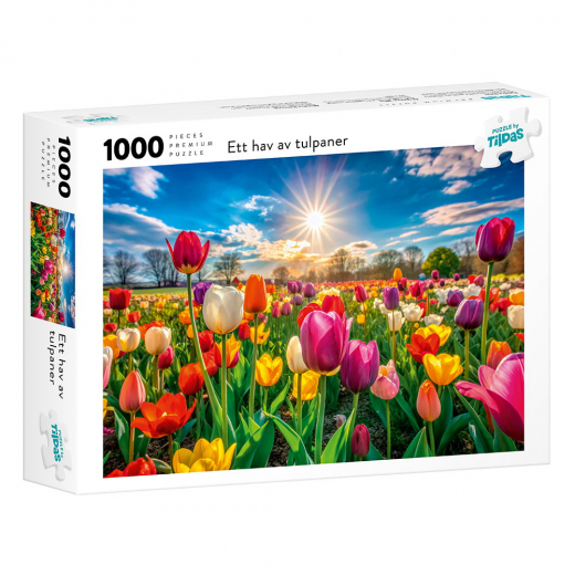 Tildas Pussel: Ett hav av tulpaner 1000 Bitar i gruppen PUSSEL / 1000 bitar hos Spelexperten (24-251020)