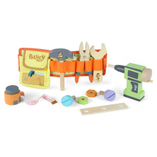 Bluey Tradies Belt i gruppen LEKSAKER / Rollek / Leksaksverktyg hos Spelexperten (249-12345)