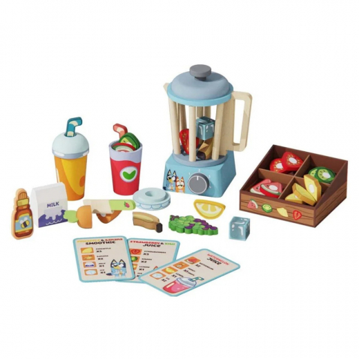 Bluey Juice Bar Set i trä i gruppen LEKSAKER / Rollek / Leksakskök hos Spelexperten (249-270)