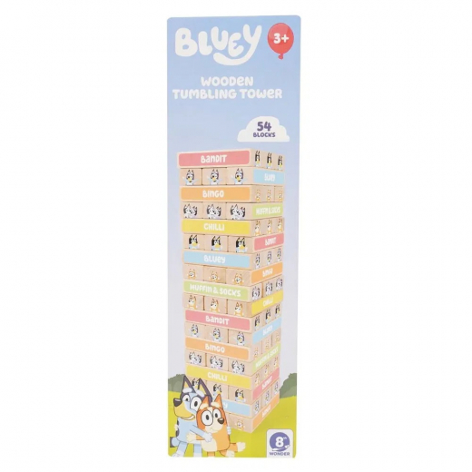 Bluey Tumbling Tower i gruppen SÄLLSKAPSSPEL / Barnspel hos Spelexperten (249-2711)