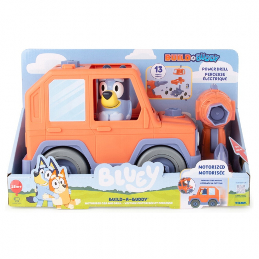 Bluey Bil Motoriserad Med borr i gruppen LEKSAKER / Figurer och lekset / Bluey hos Spelexperten (249-47698)