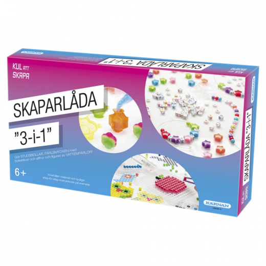 Kul att skapa - Skaparlåda 3-i-1 i gruppen LEKSAKER / Skapa & måla hos Spelexperten (250628)