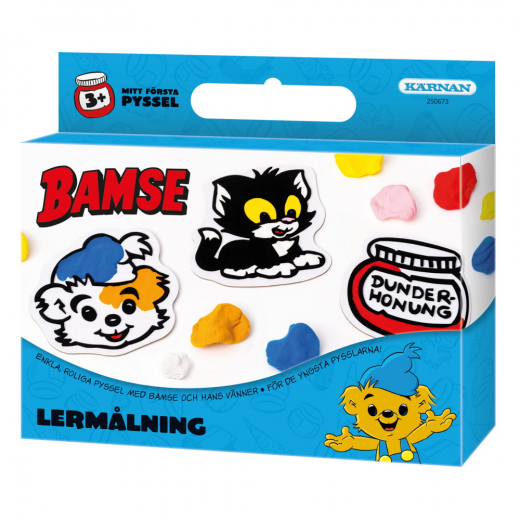 Bamse Lermålning i gruppen LEKSAKER / Skapa & måla hos Spelexperten (250673)