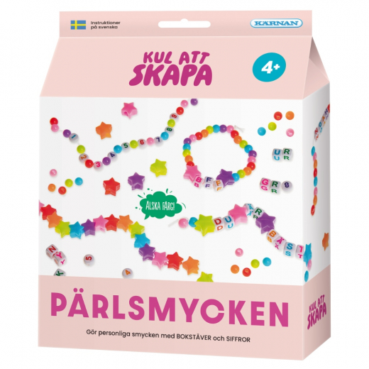Kul att skapa - Pärlsmycken Bokstäver och siffror i gruppen LEKSAKER / Skapa & måla hos Spelexperten (250677)