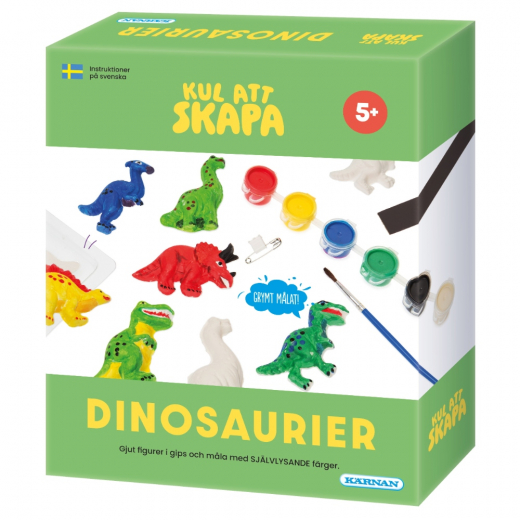 Kul Att Skapa - Gipsdinosaurier i gruppen LEKSAKER / Skapa & måla hos Spelexperten (250694)