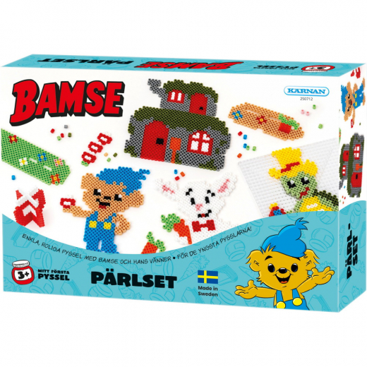 Kul Att Skapa - Pärlplattor Med Bamse i gruppen LEKSAKER / Skapa & måla hos Spelexperten (250712)