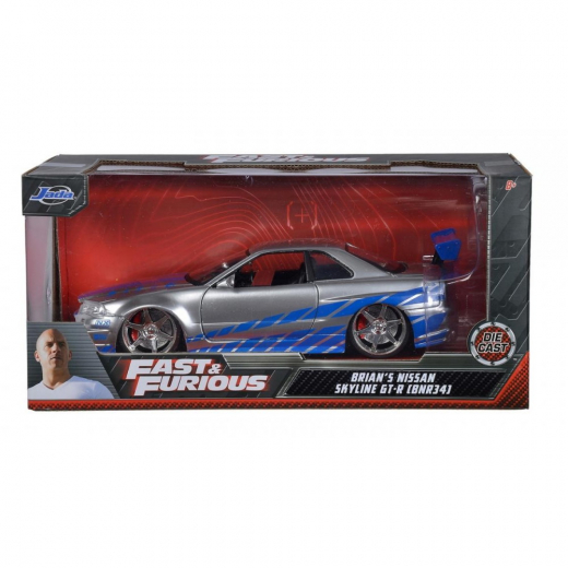 Fast & Furious 2002 Nissan Skyline 1:24 i gruppen LEKSAKER / Leksaksfordon hos Spelexperten (253203044)