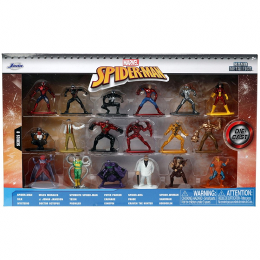 Marvel Spider-Man Multipack Nano Metallfigurer i gruppen LEKSAKER / Figurer och lekset / Marvel hos Spelexperten (253225028)