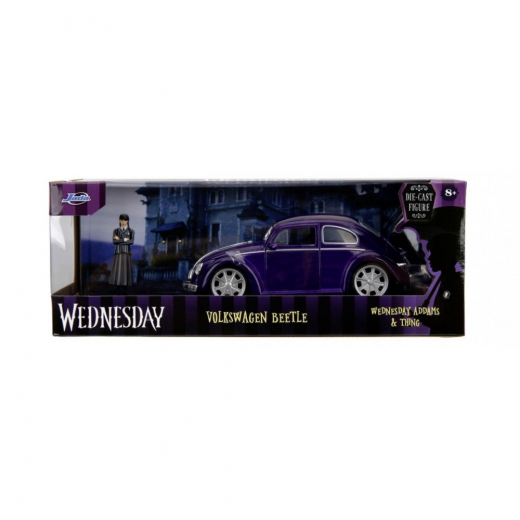 Wednesday Volkswagen Beetle Bil 1:24 i gruppen LEKSAKER / Figurer och lekset hos Spelexperten (253255076)
