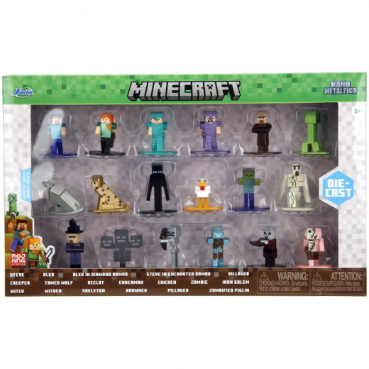 Jada Toys - Minecraft Multipack Nano Metall Figurer i gruppen LEKSAKER / Figurer och lekset hos Spelexperten (253265013)
