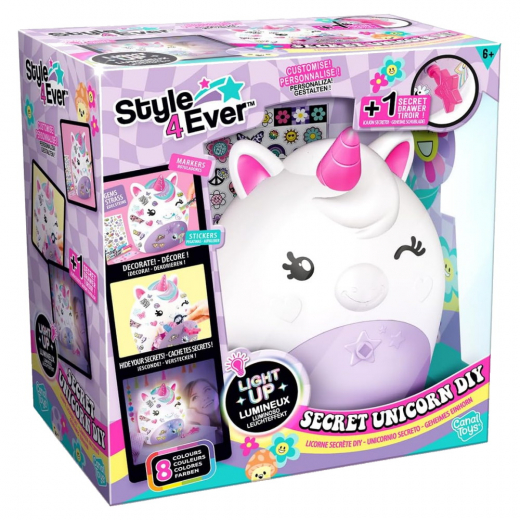 Style 4 Ever Kawaii Secret Unicorn DIY i gruppen LEKSAKER / Skapa & måla hos Spelexperten (26301)