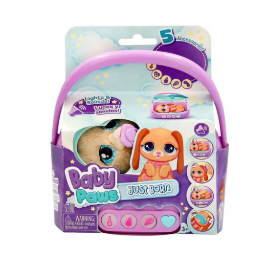 Baby Paws Just Born Puppy i gruppen LEKSAKER / Figurer och lekset hos Spelexperten (264-923478)