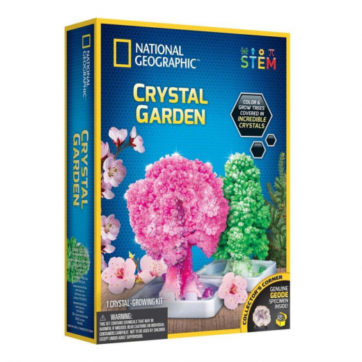 National Geographic Crystal Garden i gruppen LEKSAKER / Experiment & teknik hos Spelexperten (29-6010)