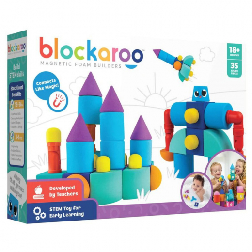 Blockaroo Castle 35 delar i gruppen LEKSAKER / Byggklossar hos Spelexperten (301005)