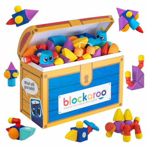 Blockaroo Treasure Box 100 delar i gruppen LEKSAKER / Byggklossar hos Spelexperten (301007)