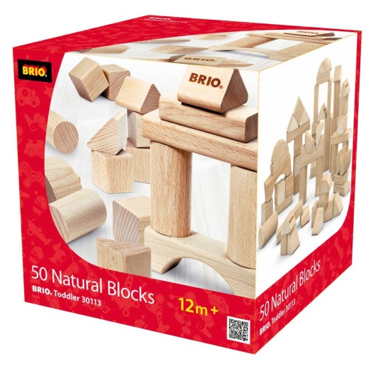 Brio - Set med 50 klossar i gruppen LEKSAKER / Barn & baby hos Spelexperten (30113000)