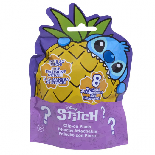 Disney Stitch Clip-on Plush 9 cm i gruppen LEKSAKER / Gosedjur hos Spelexperten (302-11367)