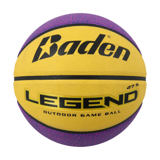 Baden Legend Basketball Purple/Yellow sz 5 i gruppen UTOMHUSSPEL / Basket hos Spelexperten (303000805)