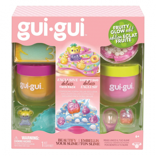 Gui Gui - Fruity Glow Deluxe Twin Pack i gruppen LEKSAKER / Skapa & måla hos Spelexperten (30722)