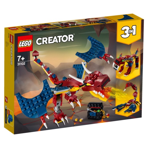 LEGO Creator - Elddrake i gruppen  hos Spelexperten (31102)