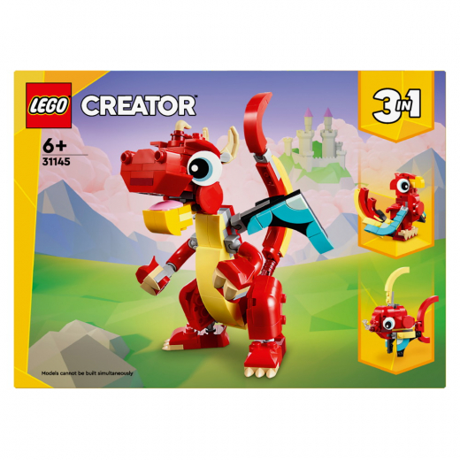 LEGO Creator - Röd drake i gruppen LEKSAKER / LEGO / LEGO Creator hos Spelexperten (31145)
