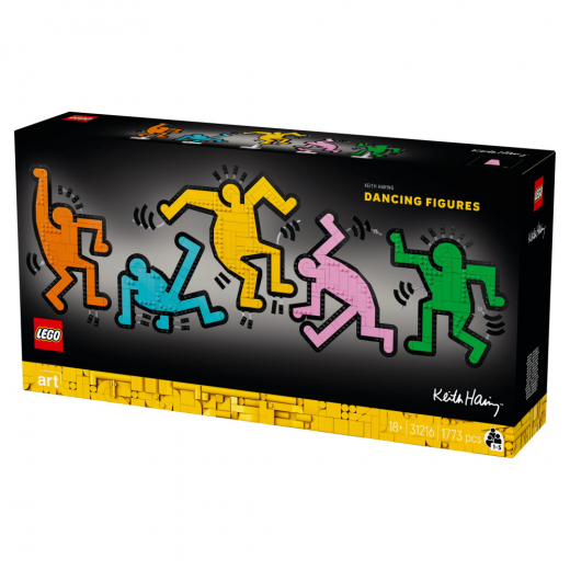 LEGO Art - Keith Haring Dansande figurer i gruppen LEKSAKER / LEGO / LEGO Art hos Spelexperten (31216)