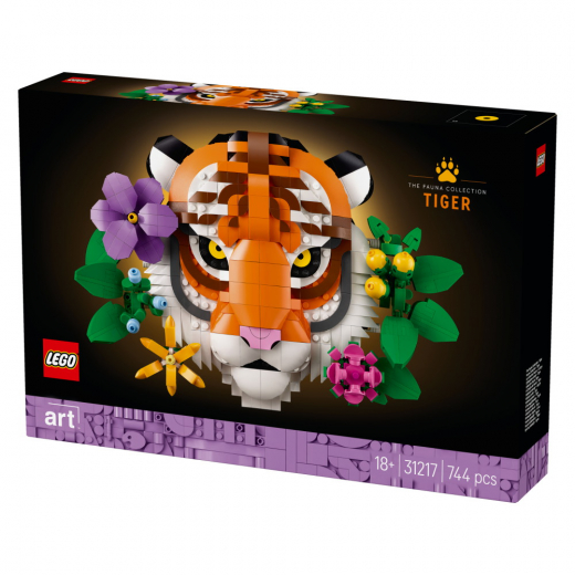 LEGO Art - Faunasamlingen Tiger i gruppen LEKSAKER / LEGO / LEGO Art hos Spelexperten (31217)