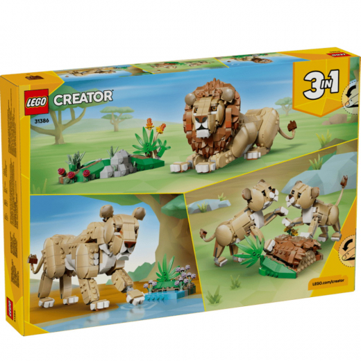 LEGO Creator - Vilda Djur Majestätiskt Lejon i gruppen LEKSAKER / LEGO / LEGO Creator hos Spelexperten (31386)