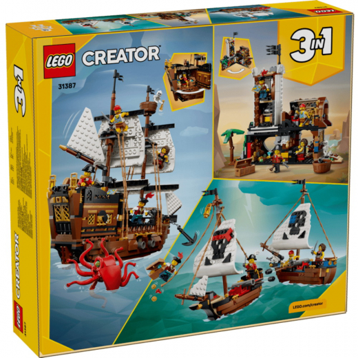 LEGO Creator - Ikoniskt Piratskepp i gruppen LEKSAKER / LEGO / LEGO Creator hos Spelexperten (31387)