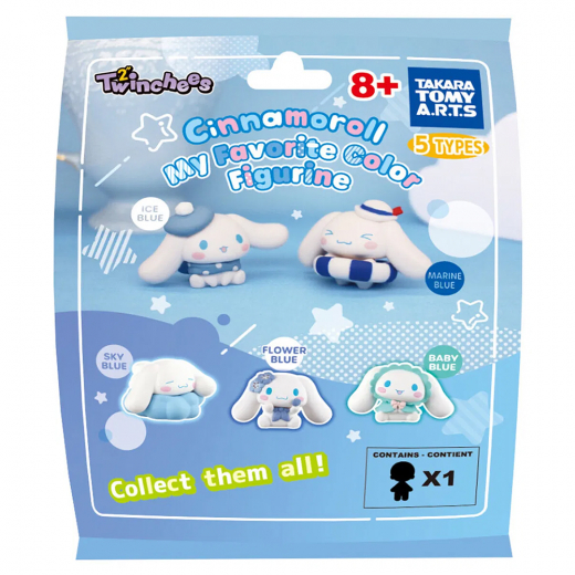 Twinchees Cinnamoroll My Fav. Colour Figs Blindbag i gruppen LEKSAKER / Samlarprylar hos Spelexperten (314-802605)