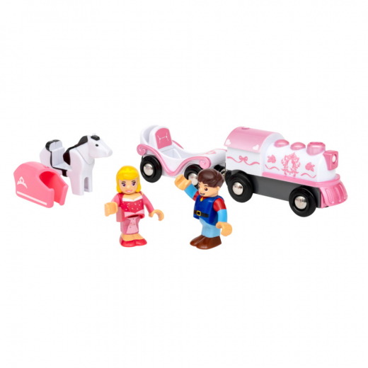 Brio Trätåg - Disneyprinsessor - Törnrosa Batteridrivet Tåg i gruppen  hos Spelexperten (32257)