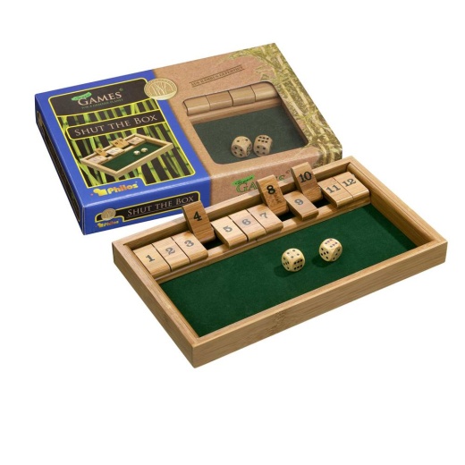 Shut The Box, 12er, bamboo i gruppen SÄLLSKAPSSPEL / Klassiska hos Spelexperten (3271)