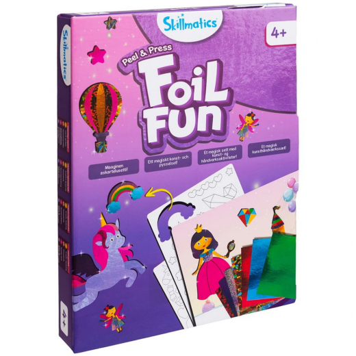 Foil Fun - Enhörning Och Prinsessa i gruppen LEKSAKER / Skapa & måla / Skillmatics hos Spelexperten (33002261)