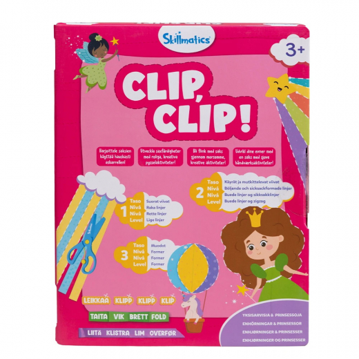 Clip Clip - Enhörningar i gruppen LEKSAKER / Skapa & måla / Skillmatics hos Spelexperten (33002268)