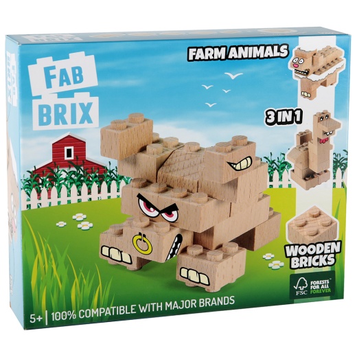 Fabbrix Farmdjur 19 Delar i gruppen  hos Spelexperten (33011802)