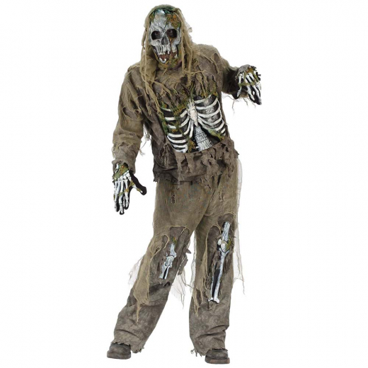 Maskeraddräkt Skeleton Zombie i gruppen LEKSAKER hos Spelexperten (3338)
