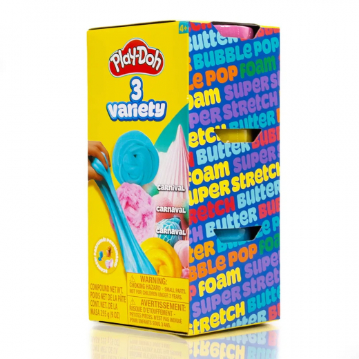 Play-Doh 3 Variety Carnival i gruppen LEKSAKER / Play-Doh hos Spelexperten (334-232827)
