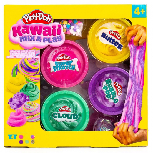 Play-Doh Kawaii Mix & Play 4 pack i gruppen LEKSAKER / Play-Doh hos Spelexperten (334-240418)