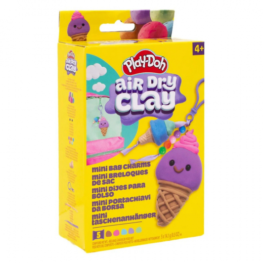 Play-Doh Air Dry Clay Mini Bag Charms i gruppen LEKSAKER / Play-Doh hos Spelexperten (334-243665)